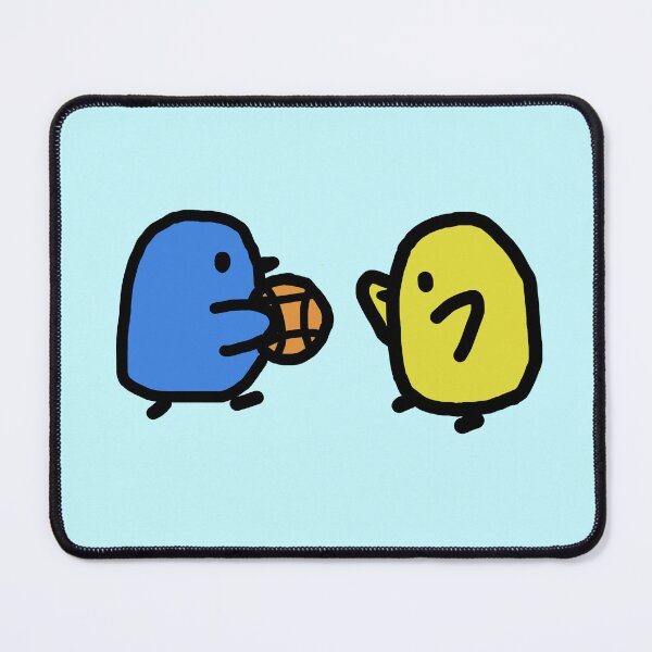 Item preview, Birds playing basketball designed and sold by Birdoodle.