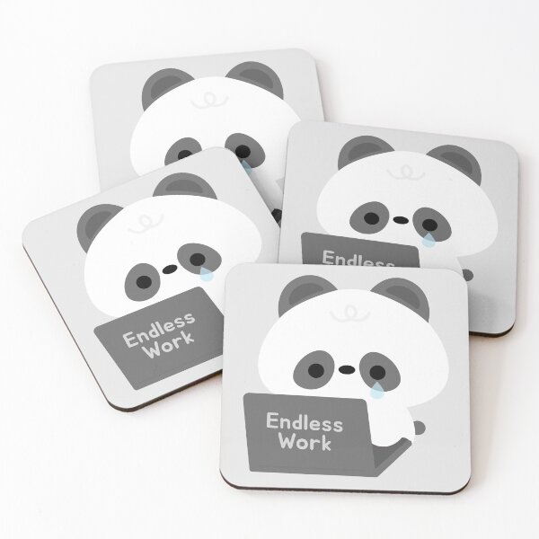 Item preview, Overworked Panda designed and sold by theladyernestember.