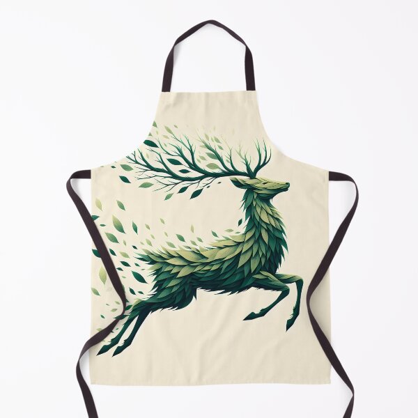 Item preview, Deer Made of Leaves, Ai Generated Art  designed and sold by ACC .