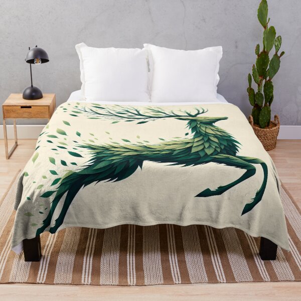 Item preview, Deer Made of Leaves, Ai Generated Art designed and sold by ACC .