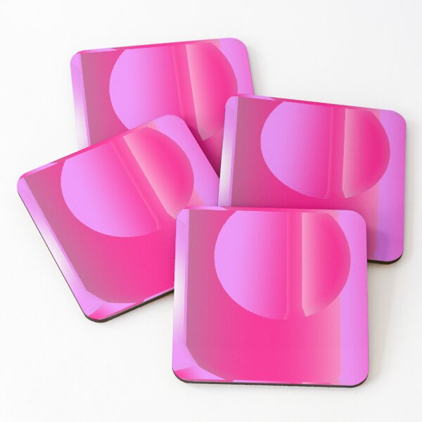 Item preview, Pink and purple geometeric abstract modern art designed and sold by ankitha80.