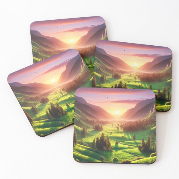 Item preview, Setting Valley Sun designed and sold by DreamsofPeace.