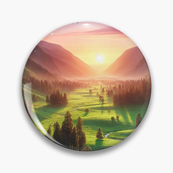 Item preview, Setting Valley Sun designed and sold by DreamsofPeace.