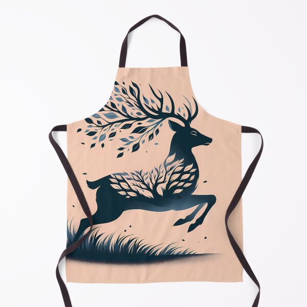 Item preview, Deer Made of Leaves, Ai Generated Art  designed and sold by ACC .