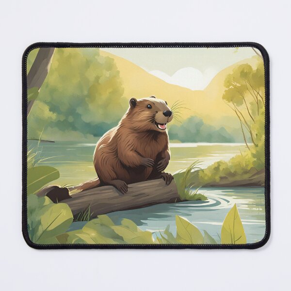 Item preview, Wet Beaver is a happy Beaver. designed and sold by NicMacTees.