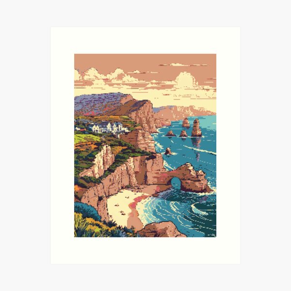 Item preview, Pixel Pillars of the Twelve Apostles designed and sold by NaturePixel.