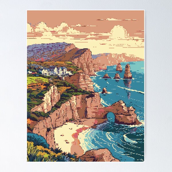 Item preview, Pixel Pillars of the Twelve Apostles designed and sold by NaturePixel.