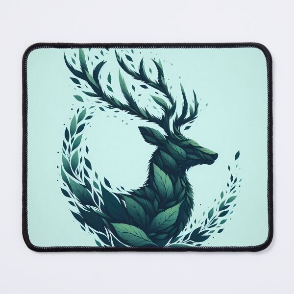 Item preview, Deer Made of Leaves, Ai Generated Art designed and sold by ACC .