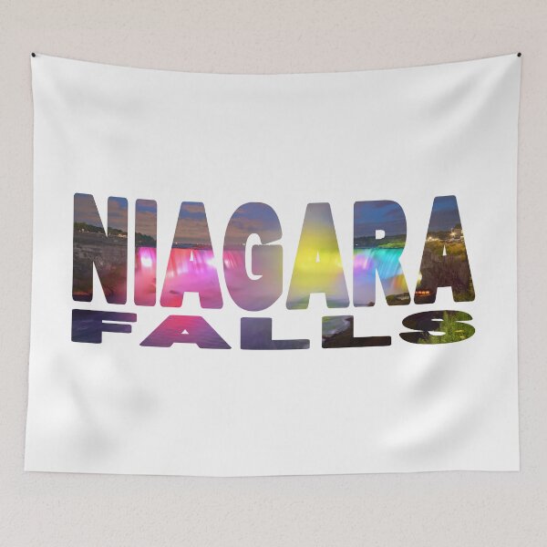 Item preview, NIAGARA FALLS - Ontario Canada Night Lights Waterfall designed and sold by Adam Gormley.
