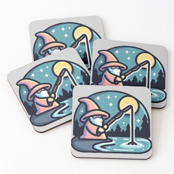 Item preview, Wizard Casting Fishing Spell - Funny Pun designed and sold by Nostalgia Busters.