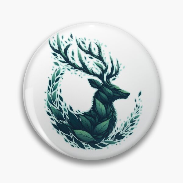 Item preview, Deer Made of Leaves, Ai Generated Art  designed and sold by ACC .