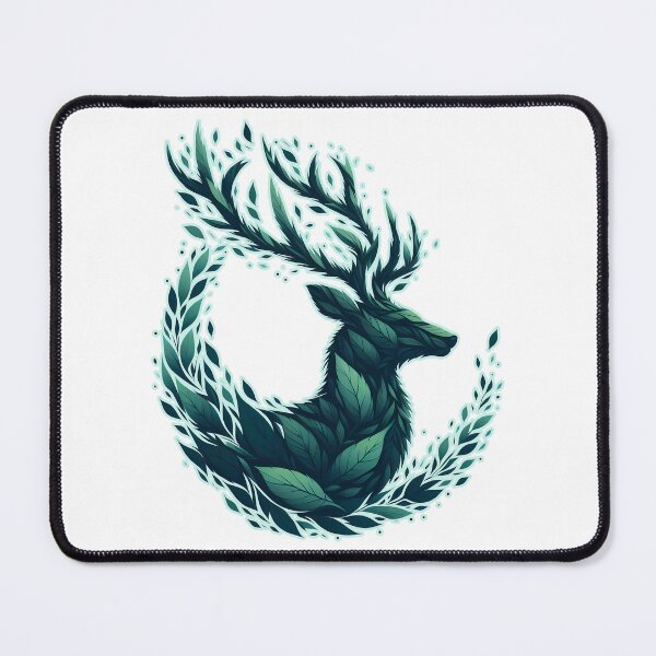 Item preview, Deer Made of Leaves, Ai Generated Art designed and sold by ACC .