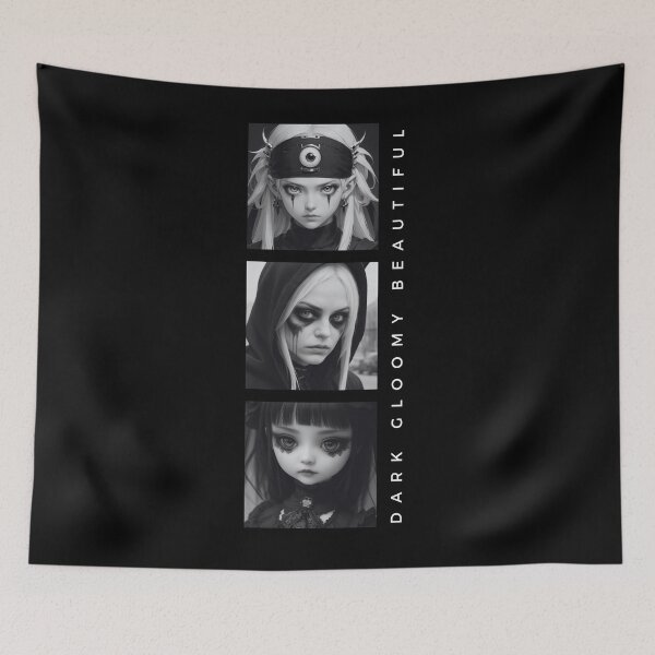 Item preview, "Gothic Elegance: Dark Gloomy Beautiful Trio" designed and sold by ruthoarabia.