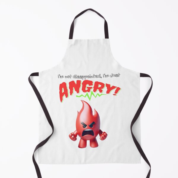 Item preview, I'm not disappointed, I'm just ANGRY!!! Funny Angry flame character design designed and sold by geetarv.