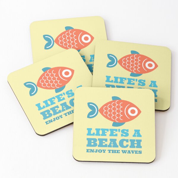 Item preview, Life's a Beach, Enjoy the Waves designed and sold by Circle-Cats.