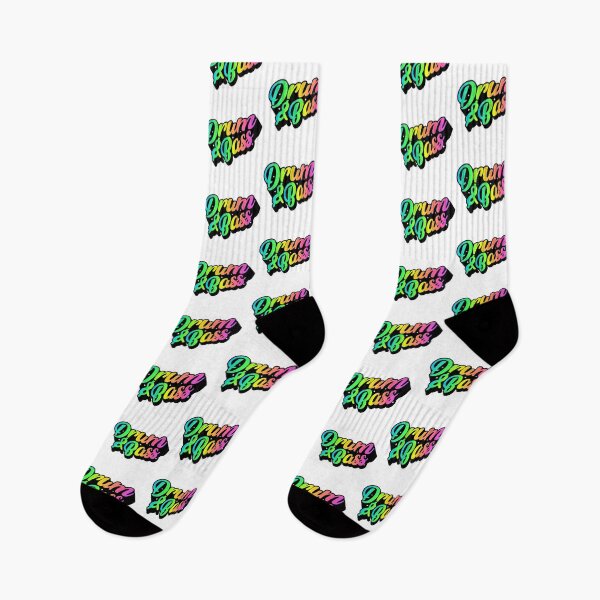 Item preview, DRUM AND BASS  - Gradient Color Bleed (black/yellow/green)  designed and sold by Discothreadz.