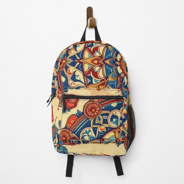 Item preview, Okinawan Floral Mandala Art - Vibrant Japanese Design designed and sold by ocean-friends.