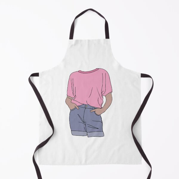 Artikelvorschau, Lässiges, modisches rosa T-Shirt und Jeansshorts entworfen und verkauft von elmma design.