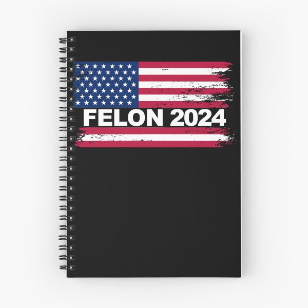Item preview, Felon 2024 USA Flag President Trump 2024 Vote Felon Gear designed and sold by DynamicDesign.
