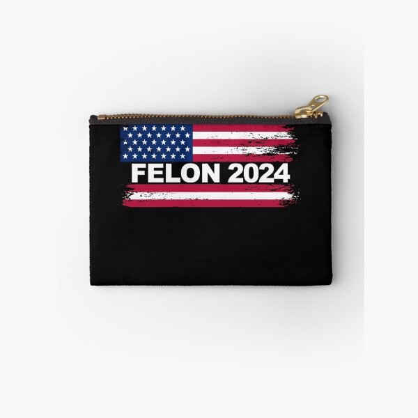 Item preview, Felon 2024 USA Flag President Trump 2024 Vote Felon Gear designed and sold by DynamicDesign.