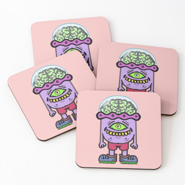 Item preview, little purple monster  designed and sold by AZTECartoon.