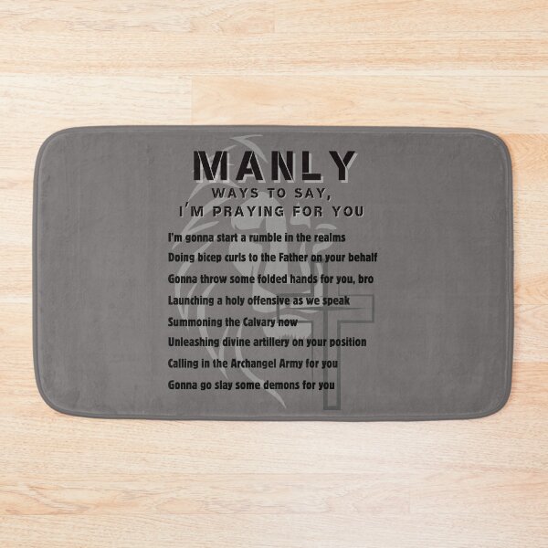 Item preview, Manly Ways to Pray designed and sold by NachoTypicalTs.