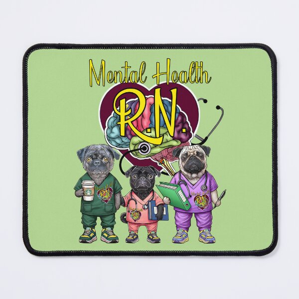Item preview, Mental Health Nurse designed and sold by FivePugs.