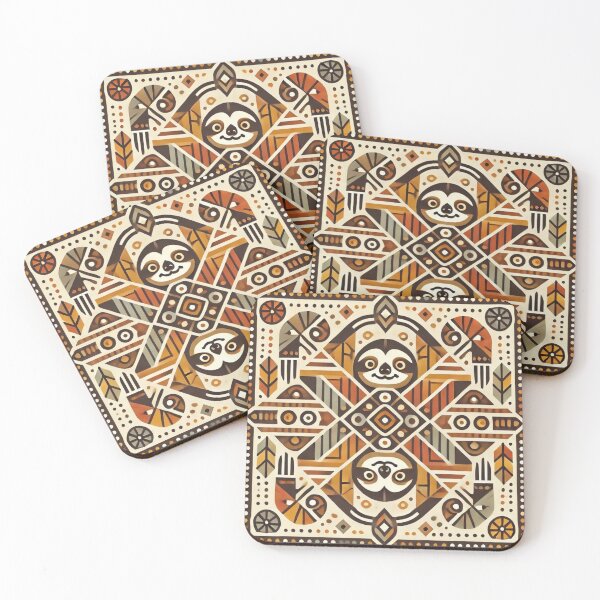 Item preview, Tribal Sloth Animal Design designed and sold by TribalioDesigns.