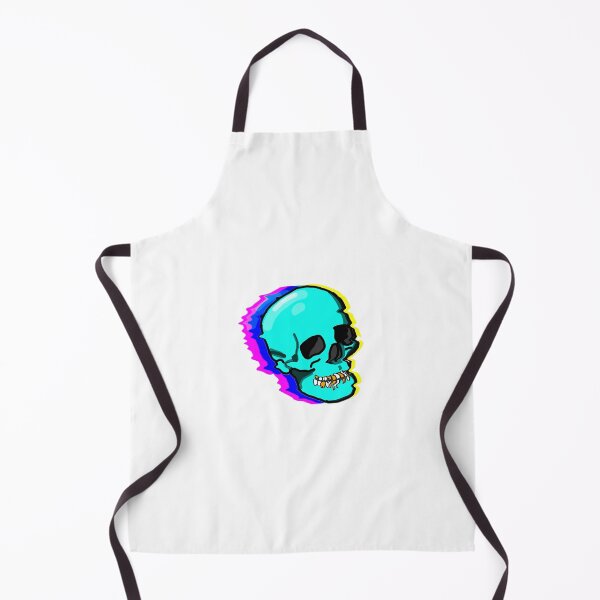 Item preview, Glitch of the turquoise skull designed and sold by obsidian art.