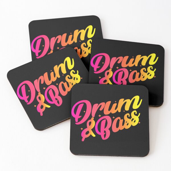 Item preview, DRUM AND BASS  - Gradient Color Bleed (yellow/orange)  designed and sold by Discothreadz.