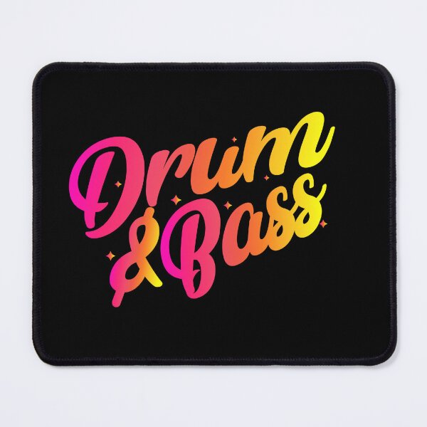 Item preview, DRUM AND BASS - Gradient Color Bleed (yellow/orange) designed and sold by Discothreadz.