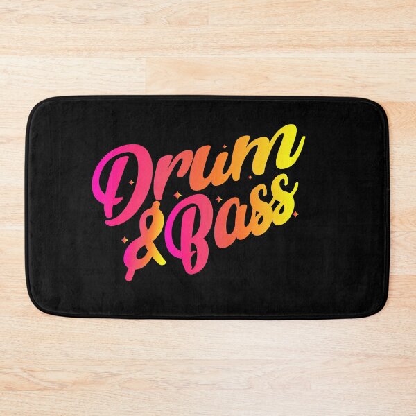 Item preview, DRUM AND BASS  - Gradient Color Bleed (yellow/orange)  designed and sold by Discothreadz.