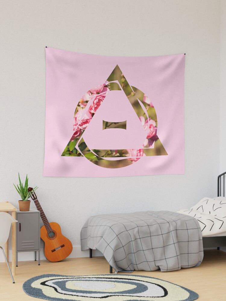 PD (ytb) Theta-Delta Therian Symbol WHITE Tapestry Christmas