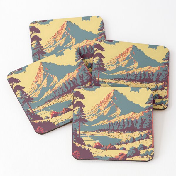 Item preview, Pixel Heights of Meharry's Peak designed and sold by NaturePixel.