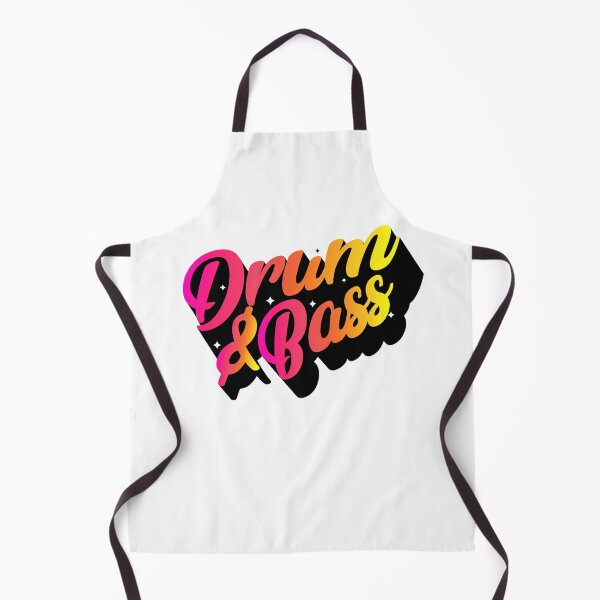 Item preview, DRUM AND BASS - Gradient Color Bleed (black/orange/yellow) designed and sold by Discothreadz.