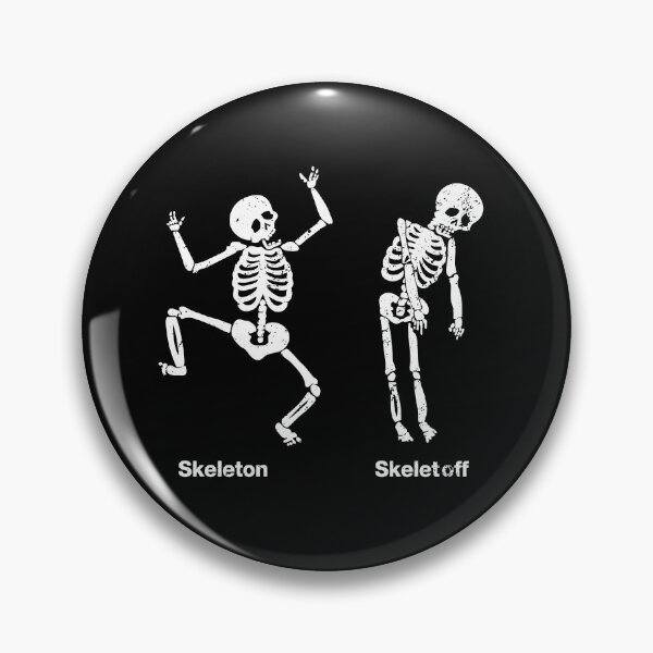 Item preview, Funny Skeleton - Skelet On Skelet Off designed and sold by viunziameriza.