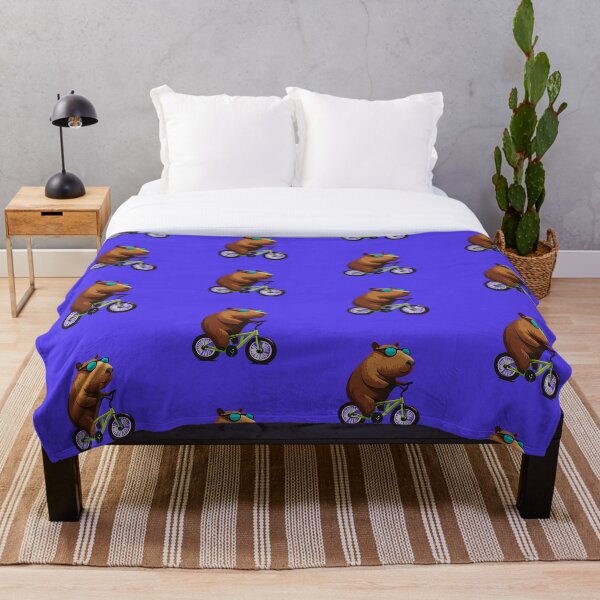Item preview, Capybara Riding a Bike Cartoon Style designed and sold by Horizon Cartoon.