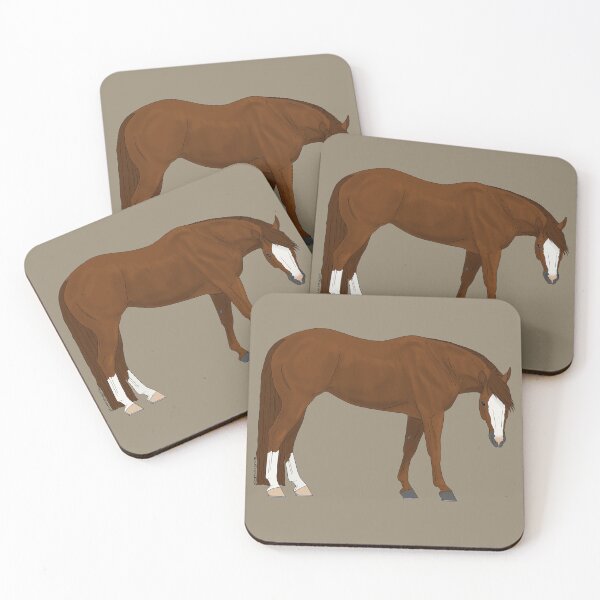 Item preview, Chestnut American Quarter Horse designed and sold by DappledMoon.