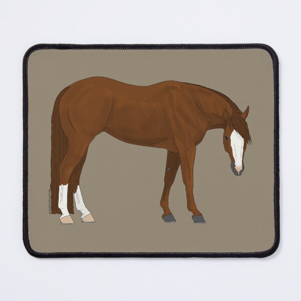 Item preview, Chestnut American Quarter Horse designed and sold by DappledMoon.