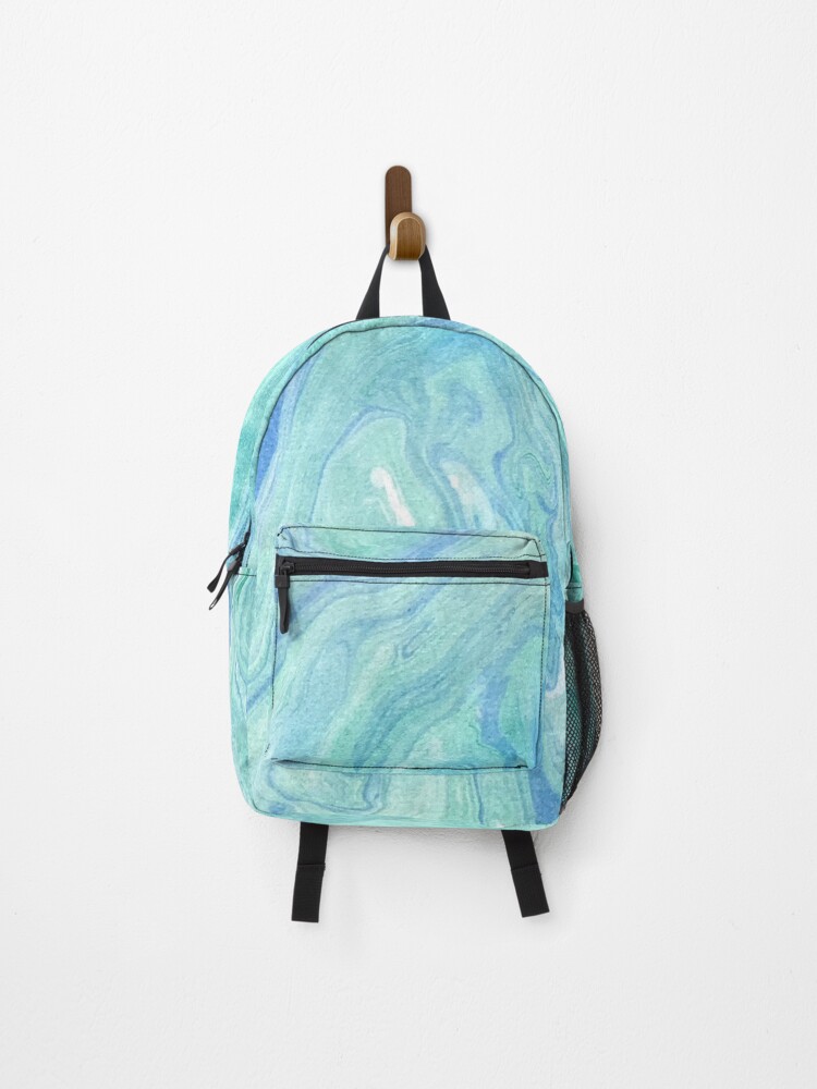 Thumbnail 1 of 3, Backpack, Water Ripples designed and sold by DyedCloudStudio.