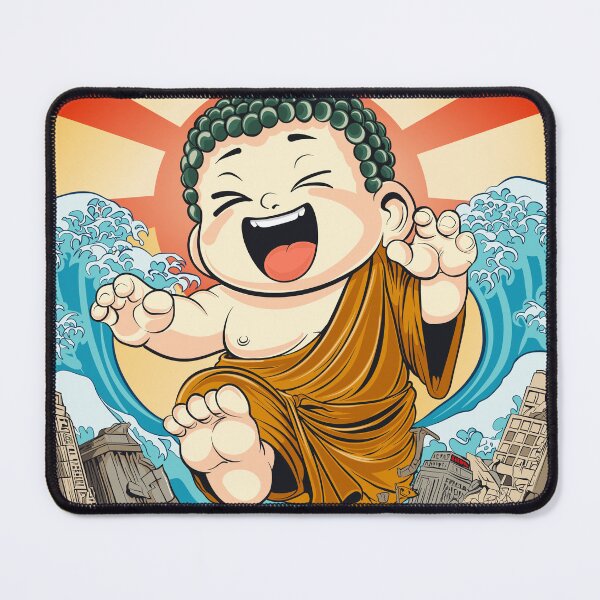Item preview, Cute Anime Buddha Buddhism designed and sold by RenegadeRags.