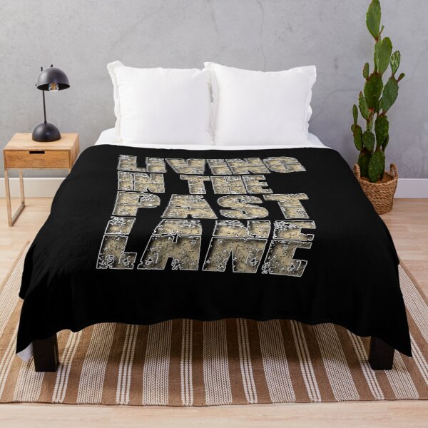 Item preview, LIVING IN THE PAST LANE funny cool getting older typo art design designed and sold by Jt41.