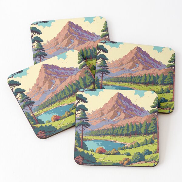 Item preview, Pixel Heights of Meharry's Peak designed and sold by NaturePixel.