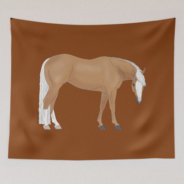 Item preview, Palomino American Quarter Horse designed and sold by DappledMoon.