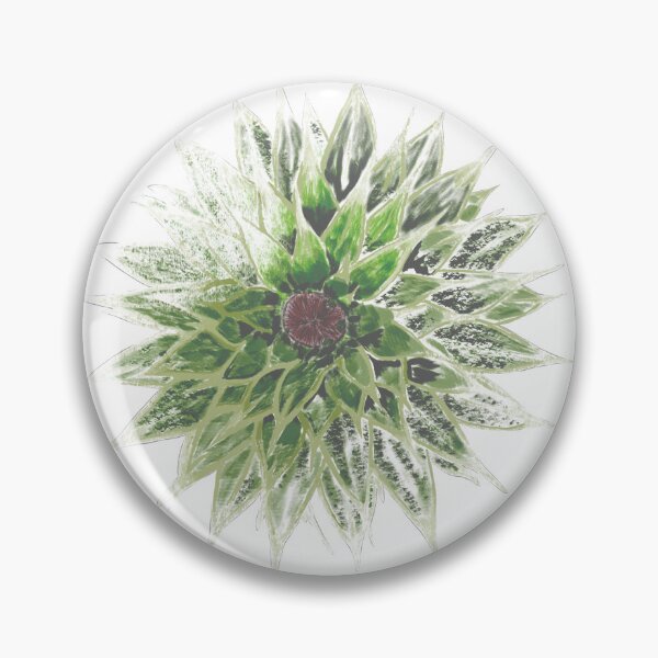 Item preview, Nodding Thistle Head (White) designed and sold by RuthGoring.