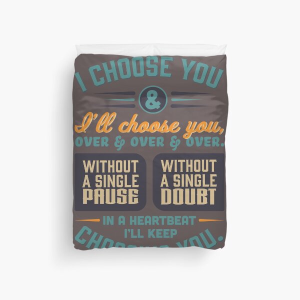 Item preview, I Choose You (Dark Colors) designed and sold by Twang-Co.