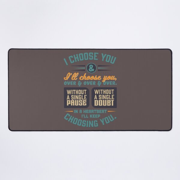 Item preview, I Choose You (Dark Colors) designed and sold by Twang-Co.