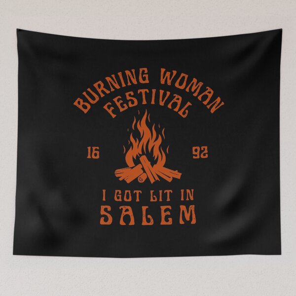 Item preview, Burning Woman Festival Salem 1692 (orange) designed and sold by deathxdesign.
