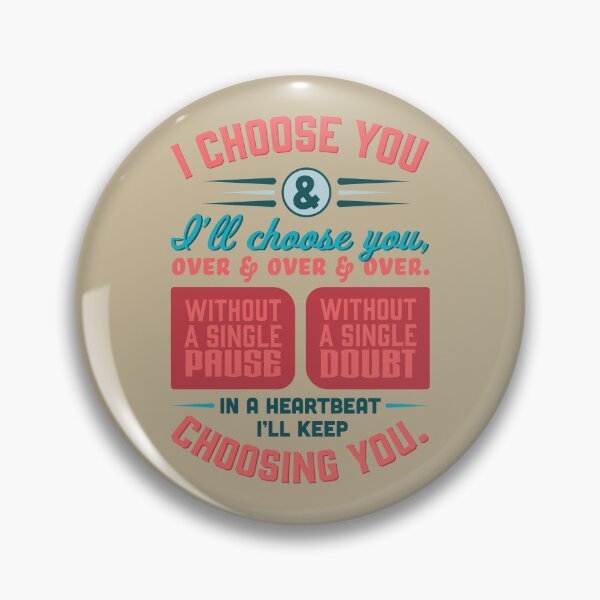 Item preview, I Choose You (Vivid Colors) designed and sold by Twang-Co.