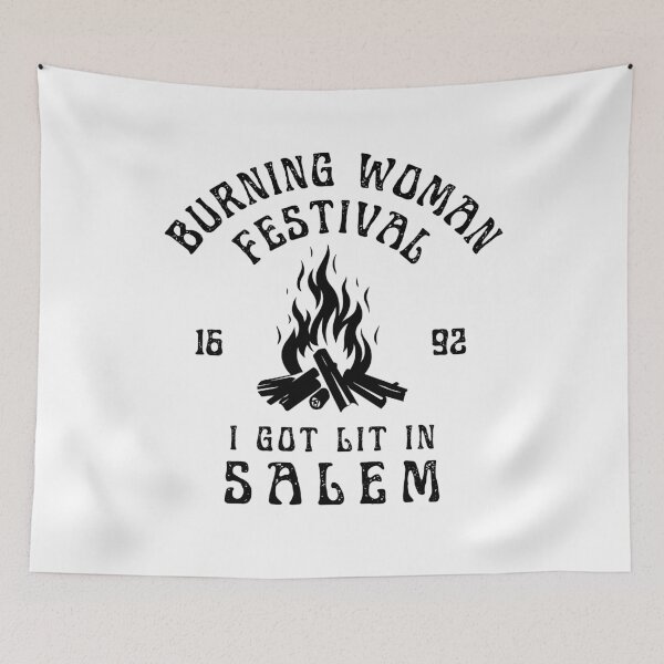 Item preview, Burning Woman Festival Salem 1692 (black) designed and sold by deathxdesign.